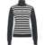 LIU JO SPORT Turtleneck sweater with logo print Black