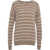 MVM Striped knit sweater Brown