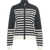 LIU JO SPORT Cardigan with stripes and strass application Black