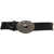 CAMPOMAGGI Grained leather belt Black