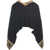 Moschino Cape with logo details Black