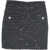 Liu Jo Bouclé mini skirt with sequins Black