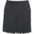 8PM Mini skirt with fringes 'Julia' Black
