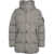 Stone Island Hooded down jacket Grey