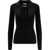Elisabetta Franchi Knit Pullover with Chain Detail Black