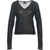 Pinko Sweater with Glitter Finish 'Salomone' Black
