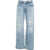 Seventy & Mochi Wide leg jeans 'Stevie Turn Up' Blue