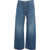 MOTHER Wide Leg Jeans 'The Dodger' Blue