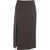 Otto d ame Midi skirt Brown