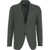 Tagliatore Virgin wool single-breasted blazer Green