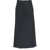 Herno Satin midi skirt Black