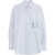 Elisabetta Franchi Striped blouse with logo White