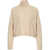 CRUSH Cashmere turtleneck sweater Beige
