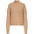 CRUSH Cashmere mock neck sweater Beige