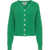 CRUSH Cashmere cardigan 'Semara' Green