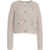 Liu Jo White Lurex cardigan Beige