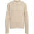 Jei O Knit sweater with logo Beige