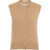 Jei O Knit vest with button closure Beige