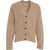 AMARANTO Wool blend cardigan Brown
