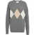 Jei O Sweater with argyle pattern Grey