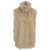 Liu Jo White Faux fur vest Beige