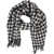 Liu Jo Scarf with houndstooth pattern Black
