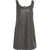 Liu Jo White Mini dress made from faux leather Brown