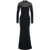 Elisabetta Franchi Dress with transparent details Black