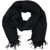 Liu Jo Scarf with fringe details Black