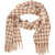 Liu Jo Scarf with houndstooth pattern Brown