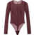 Elisabetta Franchi Bodysuit with chain detail Red