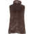 Save the Duck Faux fur gilet 'FURY' Brown