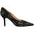 Gender Pumps with rhinestones Black