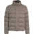 Herno Down jacket with faux fur collar Grey