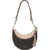 Liu Jo Crescent bag with logo print Brown
