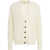 Atomofactory Virgin wool cardigan White