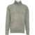 Atomofactory Knit sweater with stand-up collar Grey