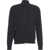 Paolo Pecora Knitted jacket with stand-up collar Black