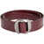 Orciani Smooth leather belt Red