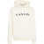 Lanvin Hoodie with logo print White