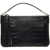 Profanter Shoulder bag in croco-look 'Jade' Black