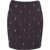 Herskind Mini skirt with rhinestones 'Dolly' Purple