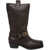 Liu Jo Leather texan boots Brown