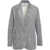 8PM Blazer with contrast stitching 'Zuleika' Grey