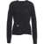 Second Female Sweater with Logo detail 'Solvej' Black