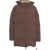 After Label Quilted down jacket 'Appleton' Brown