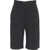 Kaos Bermuda shorts with pleats Black