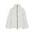 After Label 'Tignes' White Down Jacket With Removable Collar With Buttons And Puller With Logo On The Waist In Tech Fabric Woman WHITE