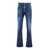 DSQUARED2 'The American' Blue Jeans With Logo Patch On The Rear And Faded Effect In Denim Man BLUE
