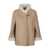 Fay SHEARLING+HOOK CAPE Beige